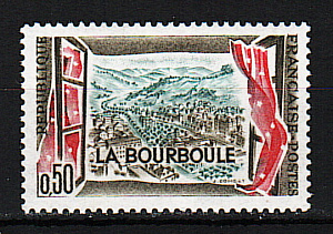 Франция, 1960, Бальнеологический курорт, 1 марка